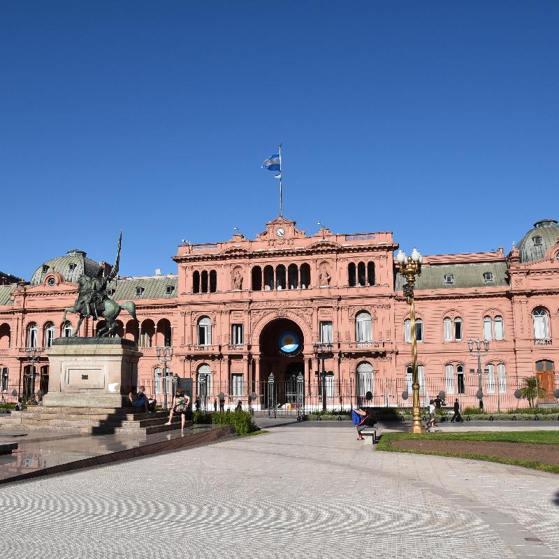 Buenos aires : maison rose du gouvernement